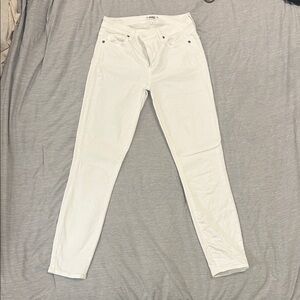 Paige Verdugo Ankle white skinny jeans